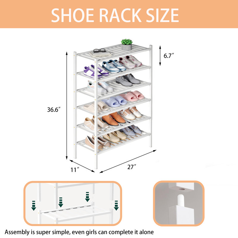 Bamboo Shoe Rack