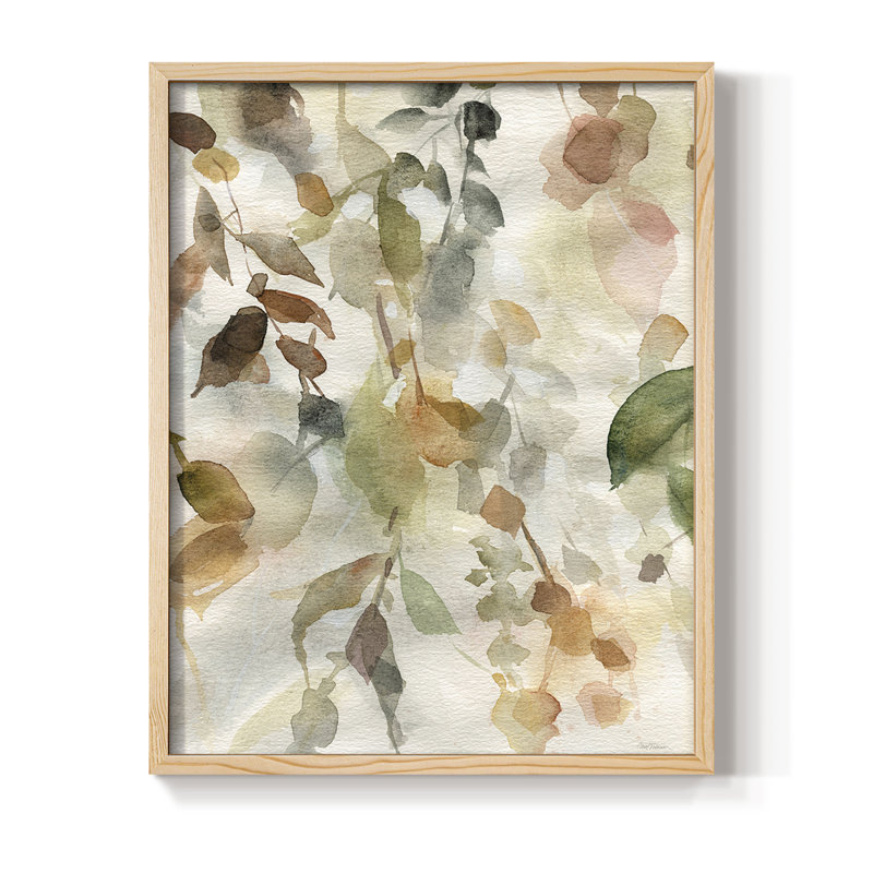 Cascading Nature II Framed Print - Solid Wood