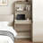 Compact Desk with Bookshelf for Small Spaces