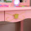 Ensemble de coiffeuse pour enfants avec miroir