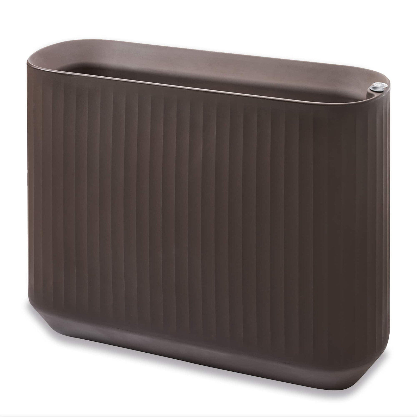 Mod Self Watering Plant Box, Bark, 40" x 14" x 30"H - Privacy Planter Wall