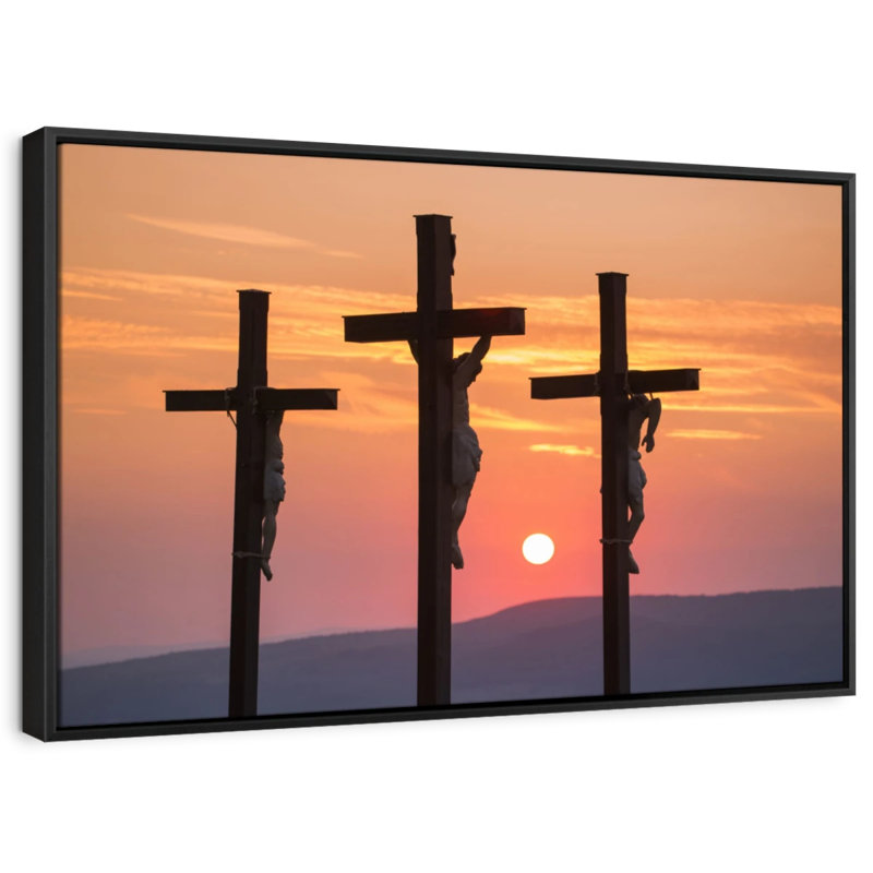 "Art crucifié du Christ", H 9 po x l 13 po