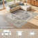 Adona Soft Washable Oriental Vintage Floral Distressed Large Carpet - Fade Stain Resistant Non Slip Rugs for Bedroom Dining Room Nursery Dorm Office Home Decor
