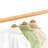 Bamboo Clothing Rack with Storage Shelves and Doors – Freestanding Wardrobe Organizer-106916449