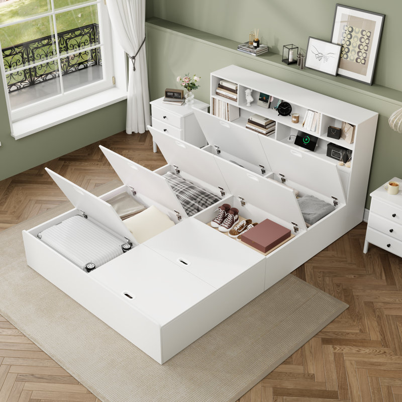 Solid Wood Bed