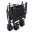 Chariots pliants multifonctionnels 2 en 1, chaise de plage convertible avec roues tout-terrain, capacité de 650 lb