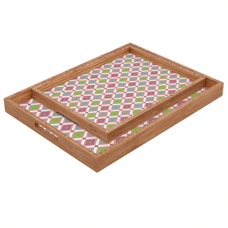 Solid Wood Tray, 1.75" H x 18" W x 14" D