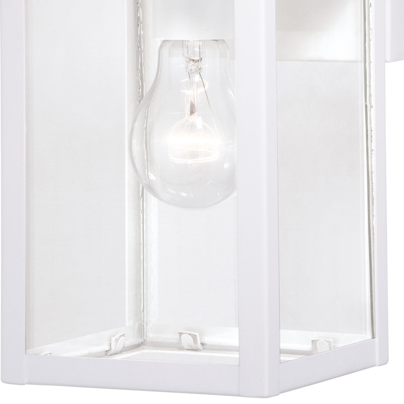 Jazline Steel Wall Light, Textured White