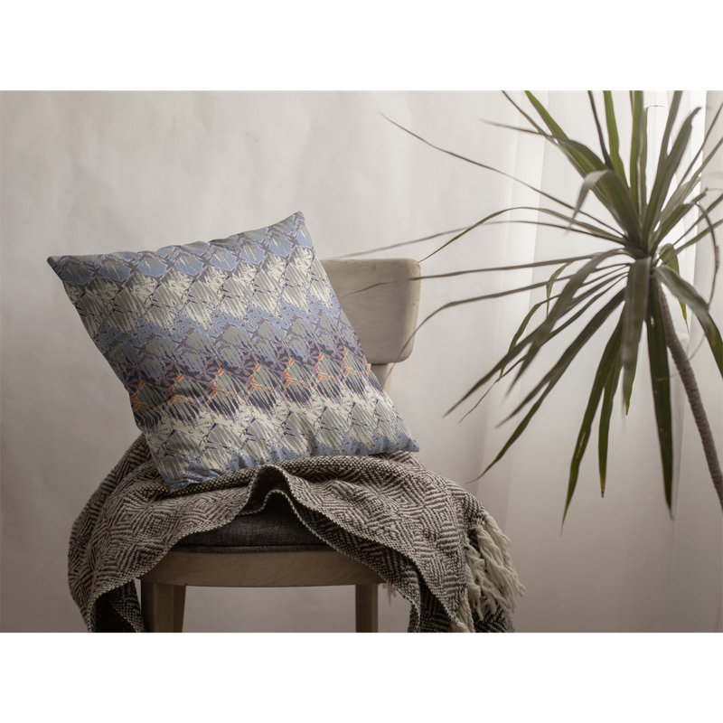 Coussin intérieur à glissière Hatches Broadcloth, Mauve pâle, H 16 po x l 16 po