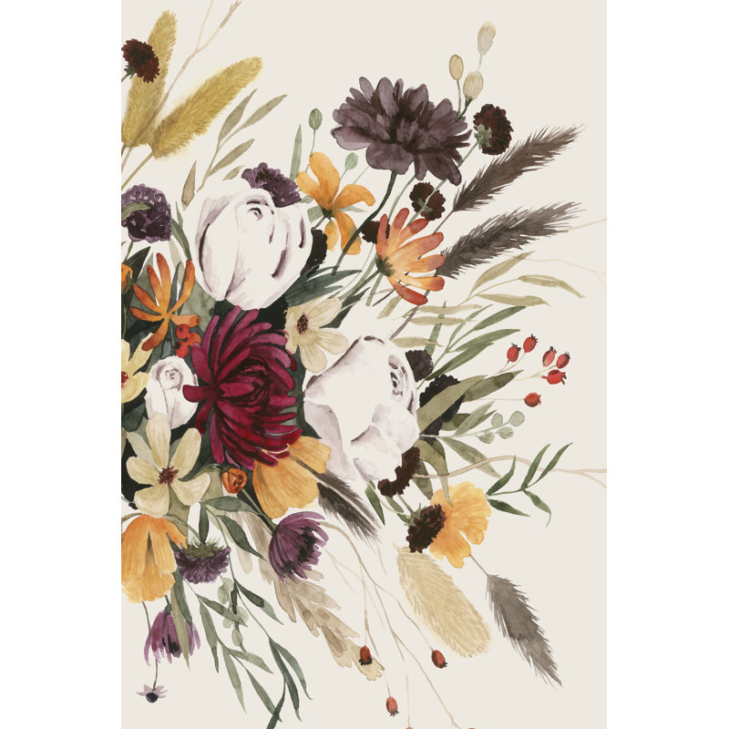Equinox Bouquet II - Wrapped Canvas Painting, Wrapped Canvas, 76 cm H x 51 cm W