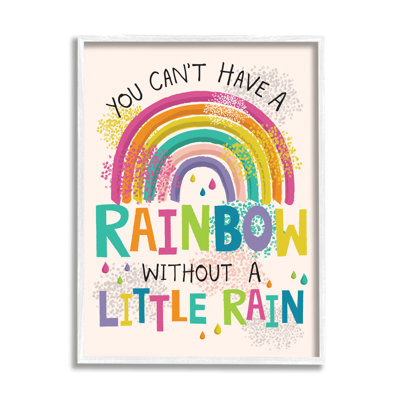 Traduction libre «can can rain rain sans rain» par Lisa Perry White bouton