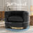 Swivel Accent Chair, Reclining Velvet Barrel Chair-1552698735