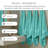 Willow 12 Pieces Towel Set – 100% Combed Cotton, Premium Quality 630 GSM, Turquoise, Ultra-Soft & Highly Absorbent (12 Hand Towels)-120631025-120631011