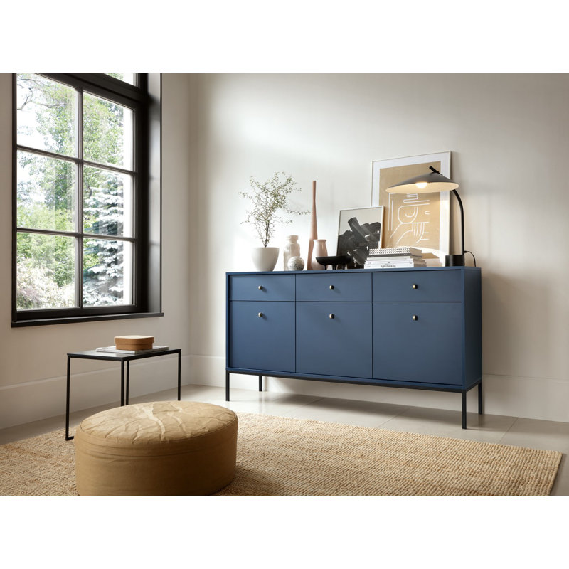 Odegaard 153.4cm Sideboard, Navy Blue