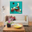 Greyhound Perch by Terry Runyan - Wrapped Canvas Giclee Art Print-41188024