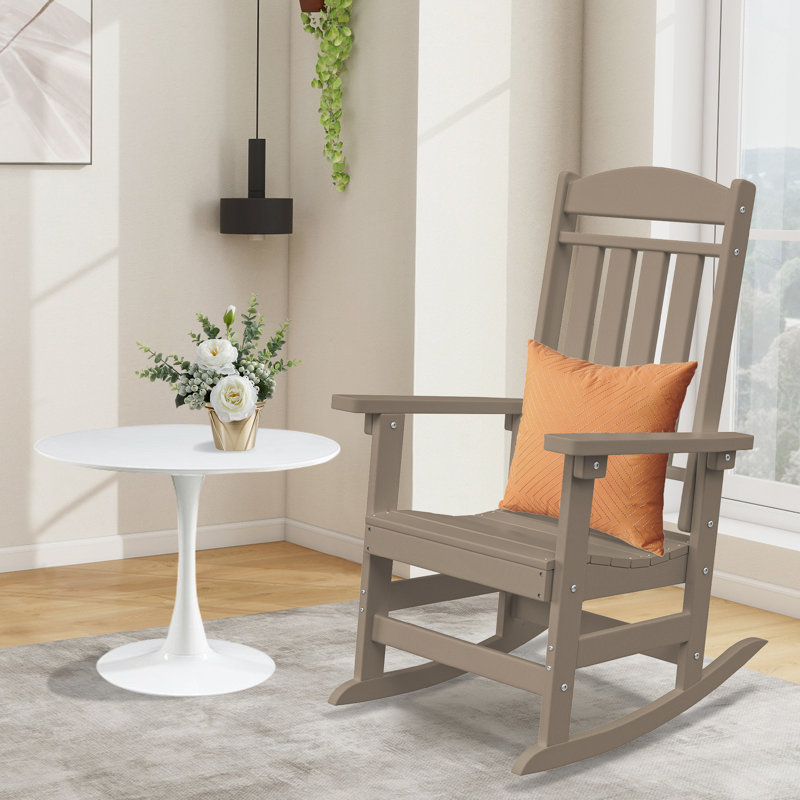 Appley Outdoor Adirondack Chair, Brown