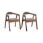 46 cm H Boucle Low Back Armchair