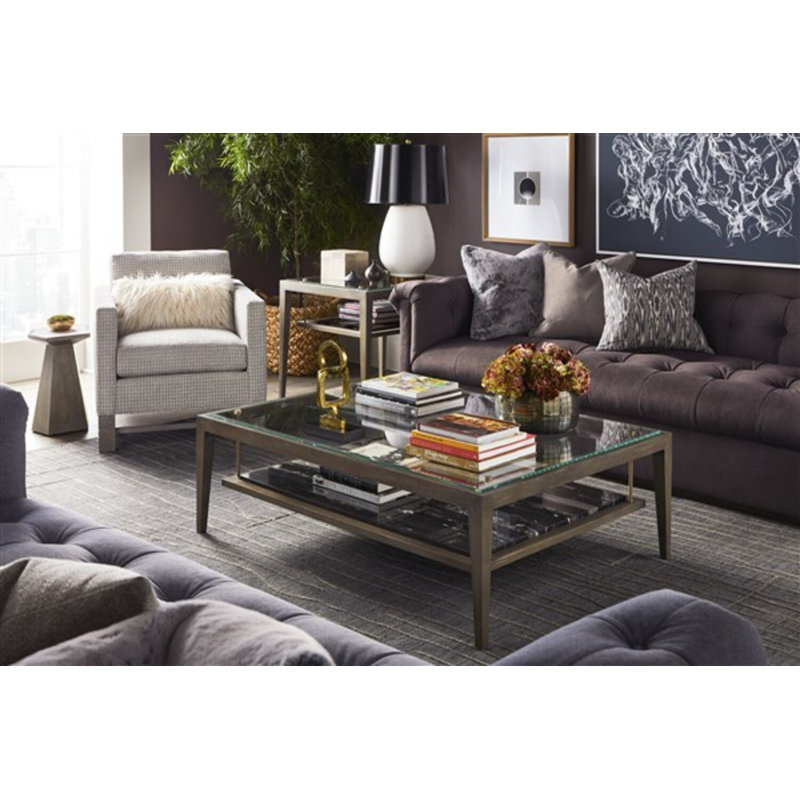 Nottingham By Thom Filicia Chaise Lounge, Wrenn, Tuck Linen Polyester Blend