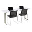 Table de formation rectangulaire pliable en plastique moulé par soufflage-61206871-61206870
