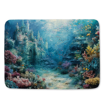 Tapis de bain en microfibre / microsuède