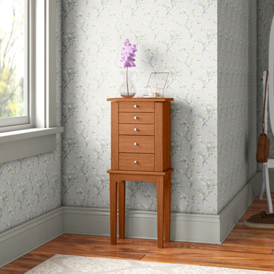 Armoire pour bijoux avec miroir Genao