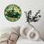 Horloge murale en bois 10 po, mouvement silencieux, à piles (piles AA non incluses), décor artistique, parfait pour les décorations