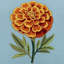 Marigold Majesty Pillow Cover 20x20 Inch