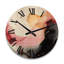 Horloge murale en bois massif Zenya-461012519