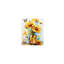 Art mural en toile jaune sans cadre floral 24 po x 36 po