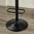 Roundhill Furniture Nuvia Contemporary Adjustable Barstool With Upholstered Swivel Seats, Set Of 2, Gray-1610592170