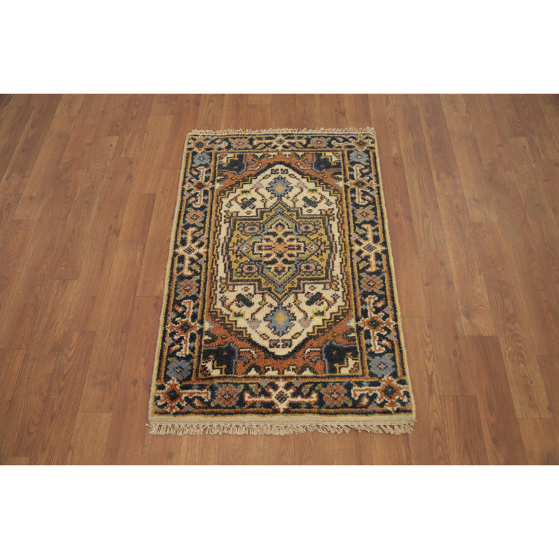 Tapis traditionnel en laine fait à la main 2 x 3