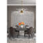 Luminaire suspendu unique à 10 lumières avec accents en cristal Francene-660317322-548626361