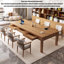 Grand bureau en bois massif avec tiroirs-1030550061
