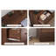 Commode 12 tiroirs pour chambre à coucher, armoire de rangement en bois avec commode intégrée-836831584