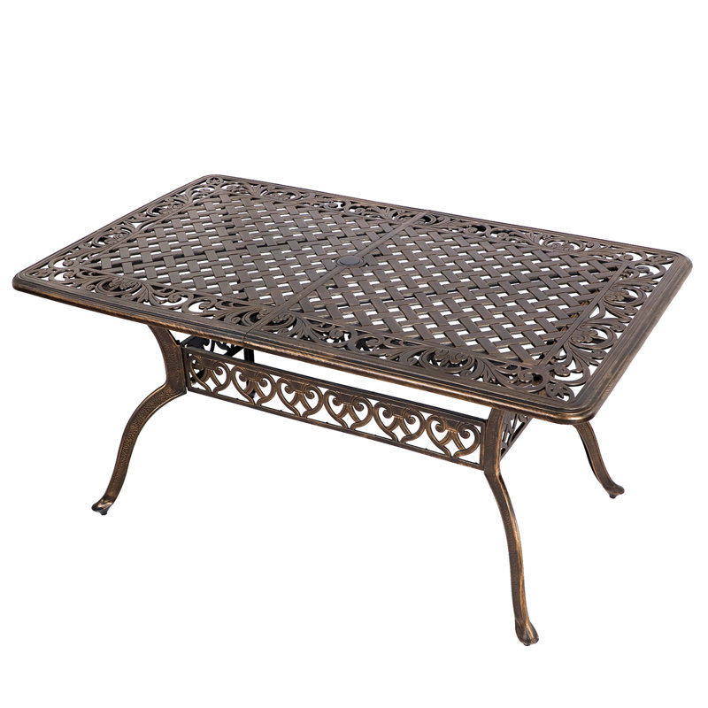 Spinella 59'' Aluminum Dining Table