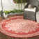 Situ Damask Hand Hooked Indoor / Outdoor Area Rug