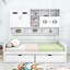 Lit de jour en bois avec deux tiroirs, tablettes et armoire tout-en-un-1529632604-1529632605