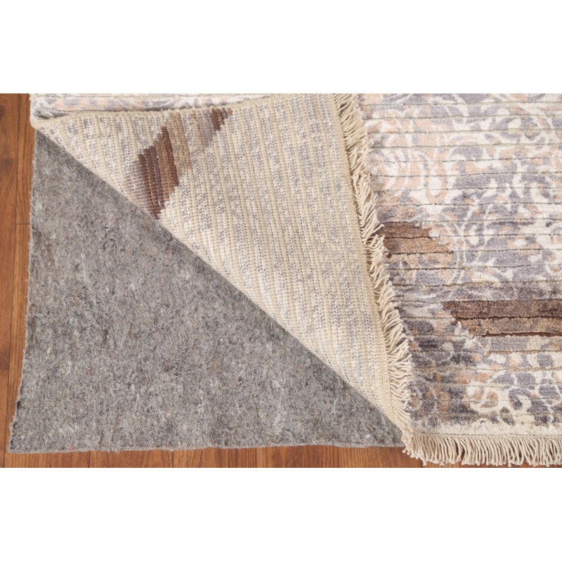 Tapis indien à motif abstrait All-Over 4 x 6