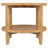Brown Round Solid Wood Side End Table
