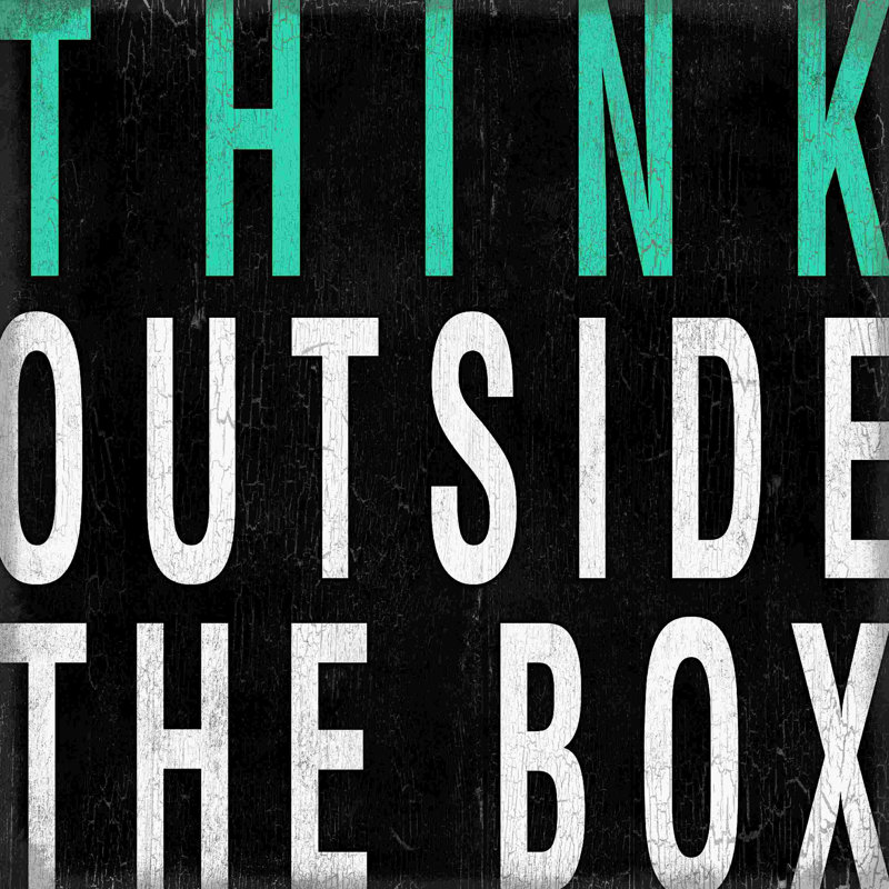 Think Box, H 36 po x l 36 po x P 1,25 po