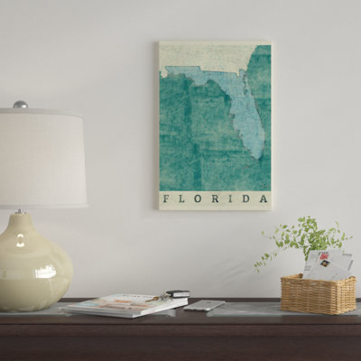 «Florida Map» par Hubert Roguski - impression sur toile