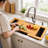 Expandable Wooden Cutting Board With Juice Groove
