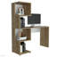 Bureau avec armoires de rangement, quatre tablettes
