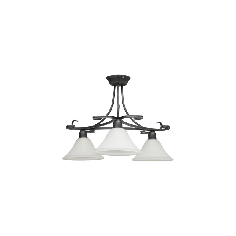 Gagne Glass Semi Flush Mount