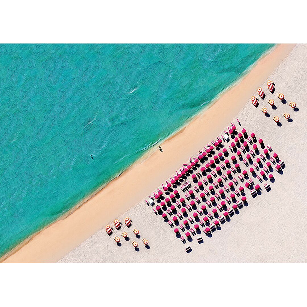 Papierbild Süd Strand