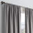 Eclipse Solid Thermapanel Room Darkening Rod Pocket Curtain, Window Curtain for Bedroom and Living Room, (1 Panel), 54 in Wide x 84 in Long, Grey-2129112919-2129112920