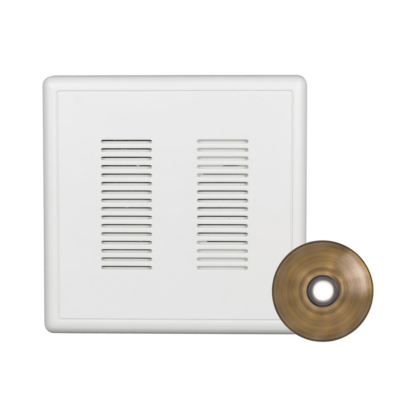 Doorbell Kit, Antique Brass