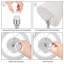 Lampe de bureau moderne en acrylique blanc transparent