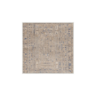Machine Washable Beige Area Rug