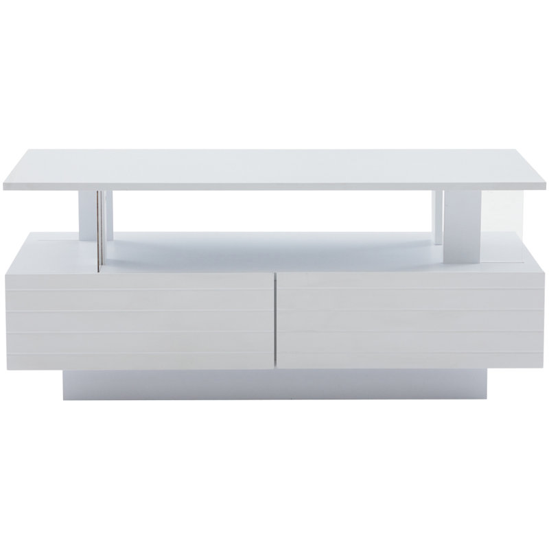 Coffee Table, White, White, White